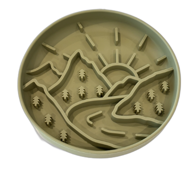 adventure - slow feeder bowl - sage