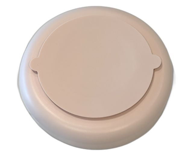 tulips - slow feeder bowl - cream