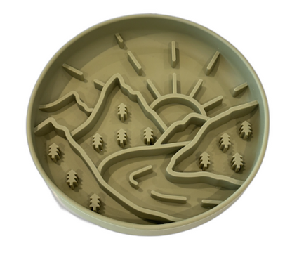 adventure - slow feeder bowl - sage