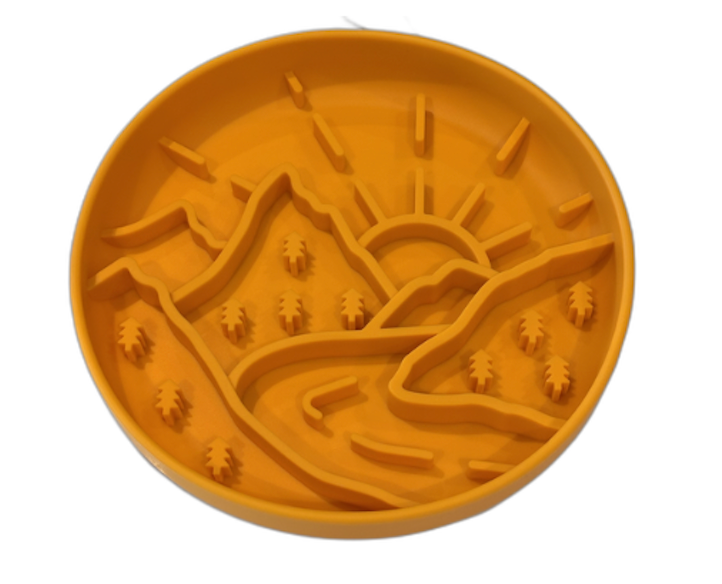 adventure - slow feeder bowl - honey