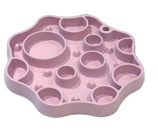 moon 2 in 1 - slow feeder bowl - lilac