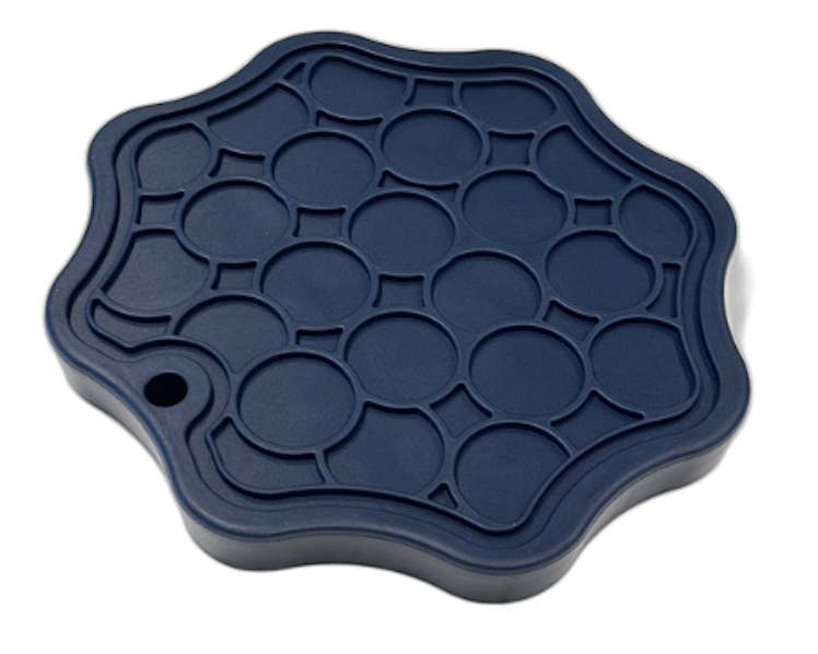 moon 2 in 1 - slow feeder bowl - navy blue